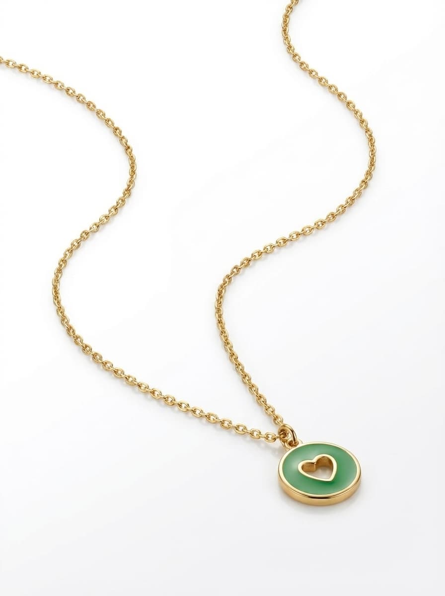 گردنبند طلا مینیمال طرح قلب