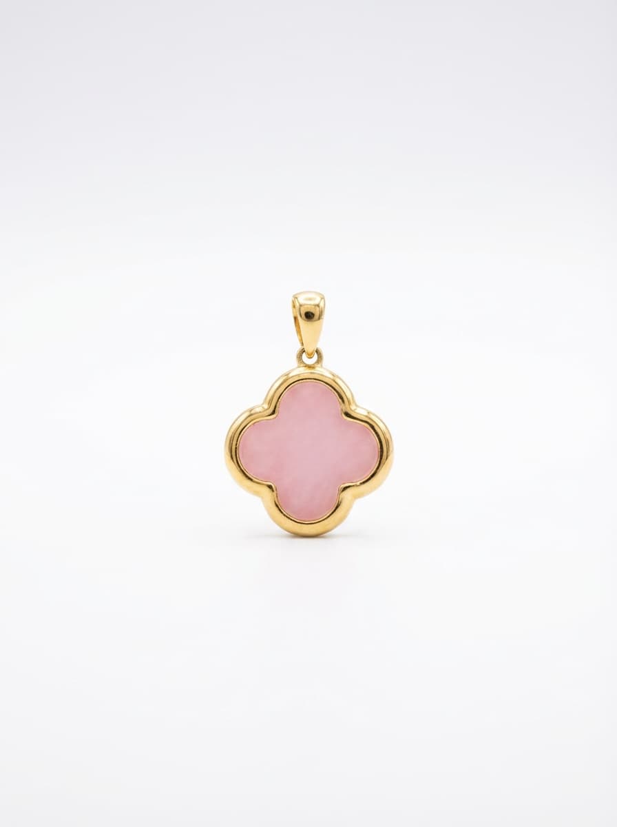 پلاک طلا مینیمال طرح ونکلیف صورتی