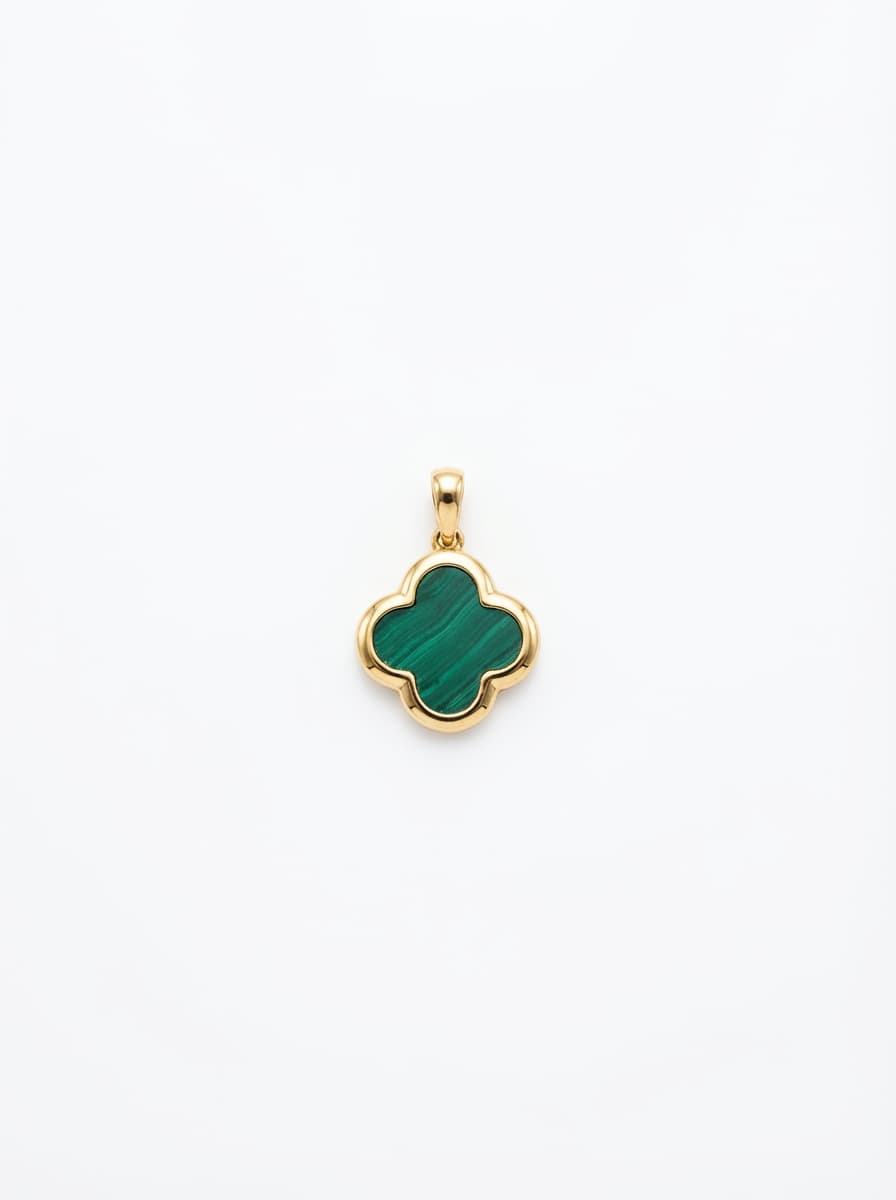 پلاک طلا مینیمال طرح ونکلیف سبز