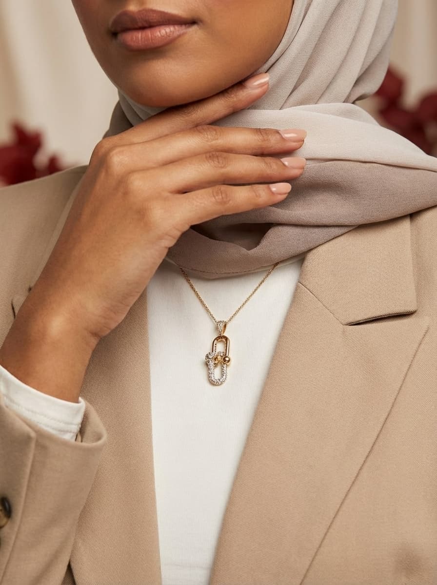 پلاک طلا طرح تیفانی تراش