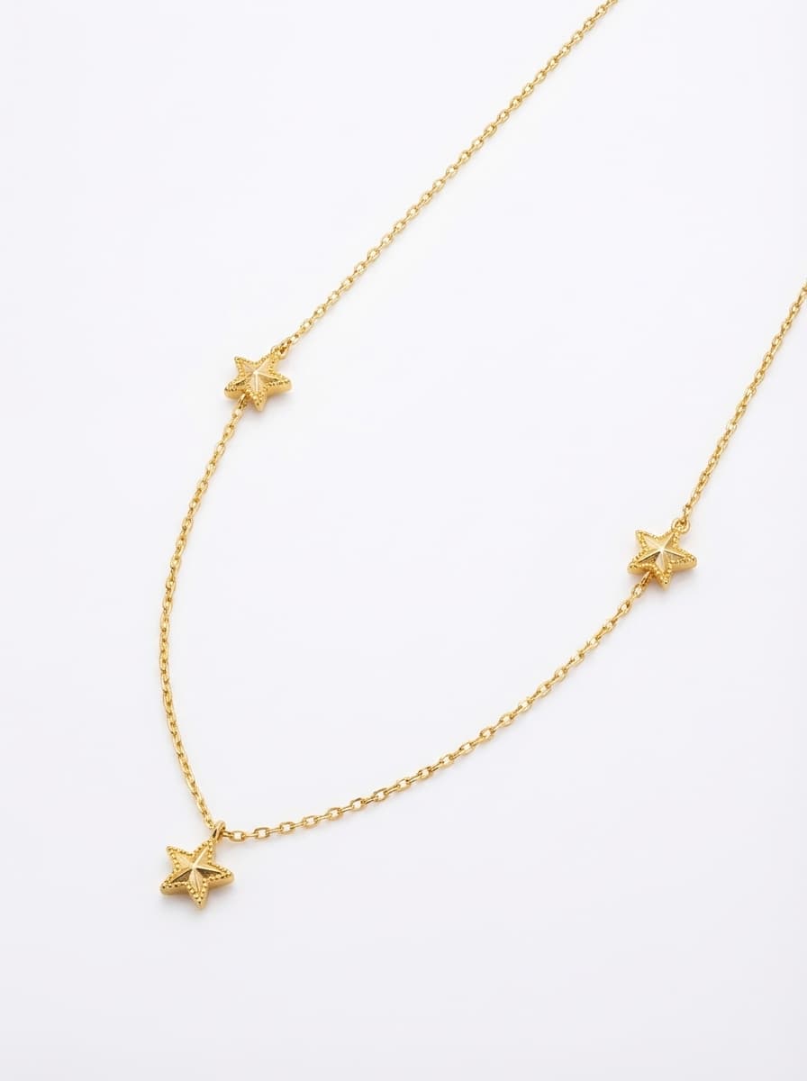 گردنبند طلا زنانه مدل ونکلیف مینیمال  برند نونا 