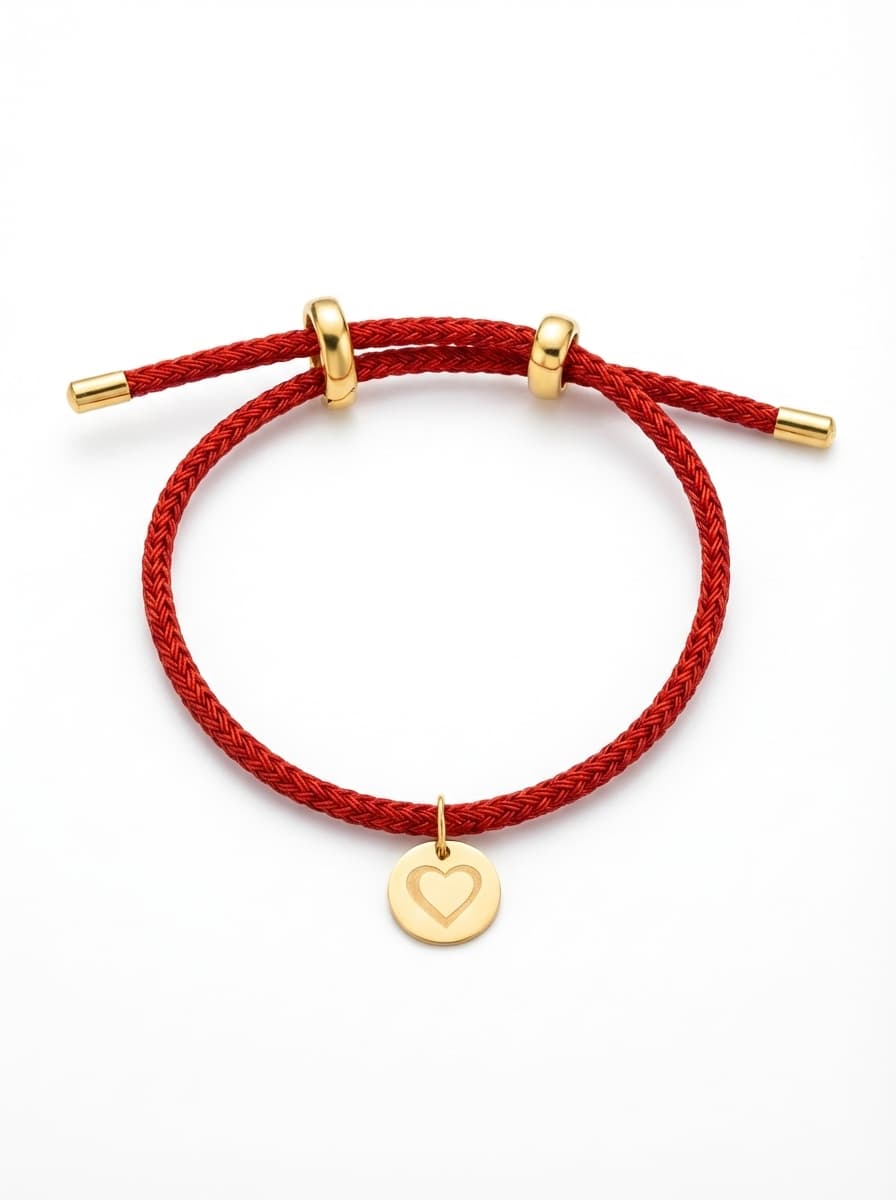 دستبند طلا زنانه با بند مخملی 