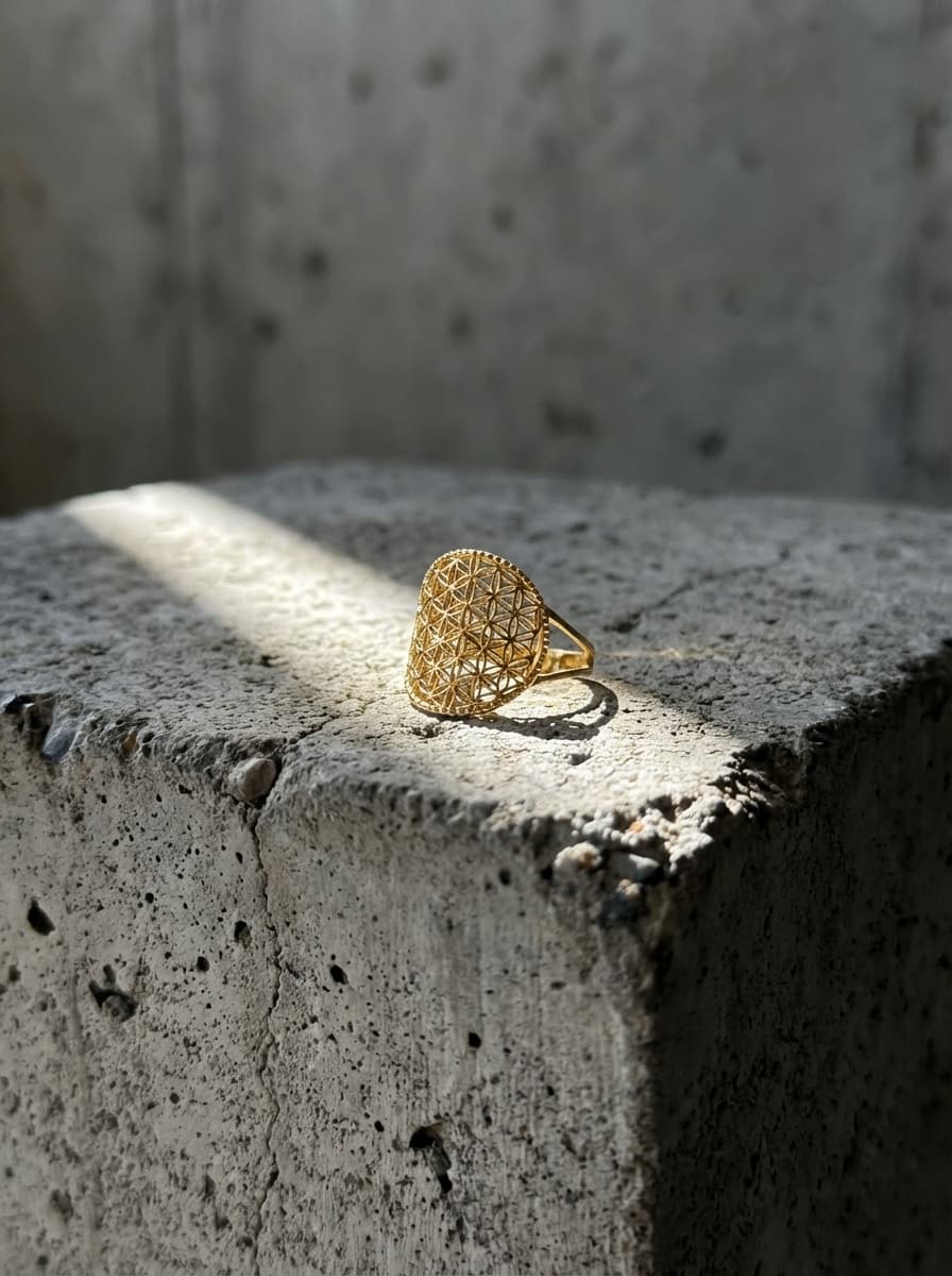 انگشتر طلا زنانه مدل تراش برند درین 