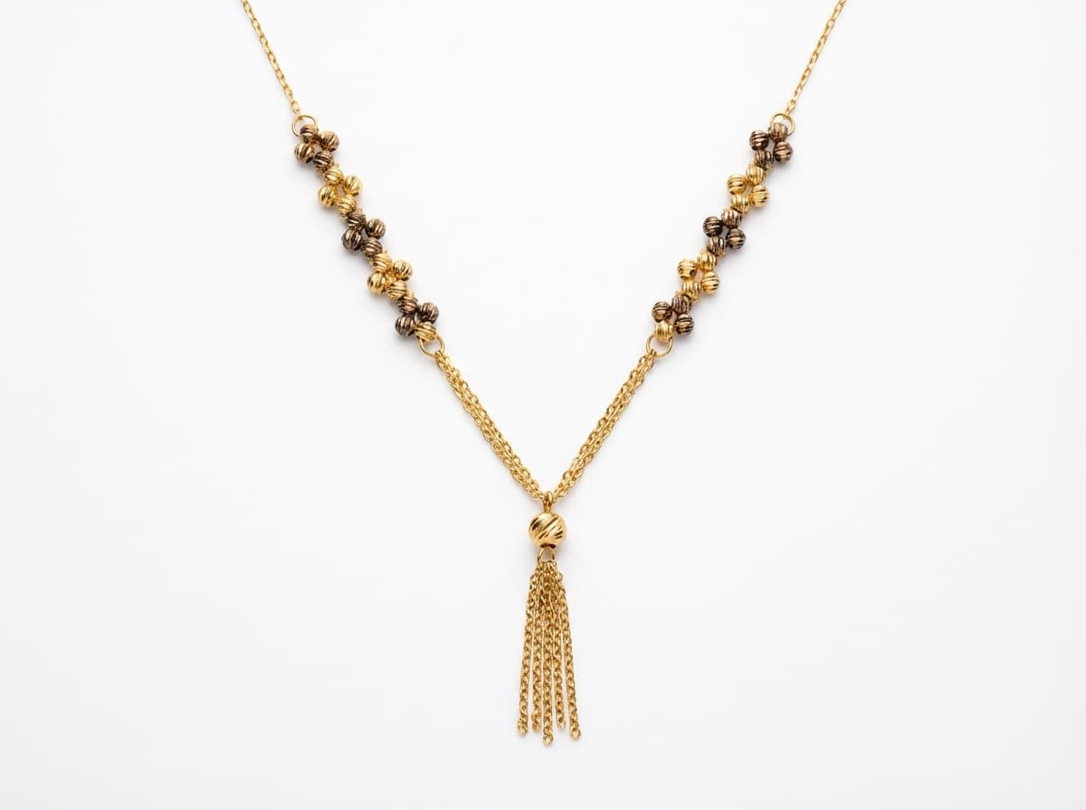 زنجیر طلا زنانه مدل گوی البرناردو