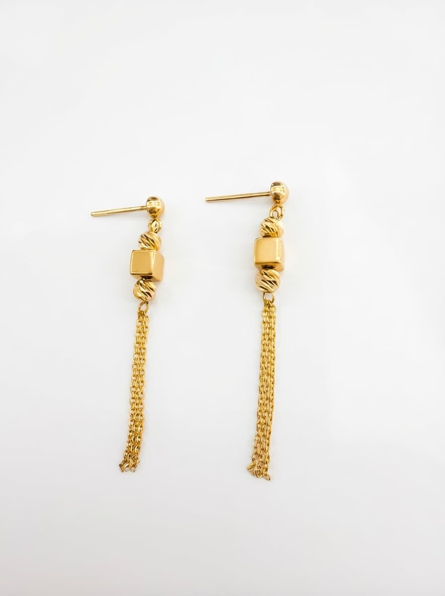 گوشواره طلا دخترانه مدل میخی