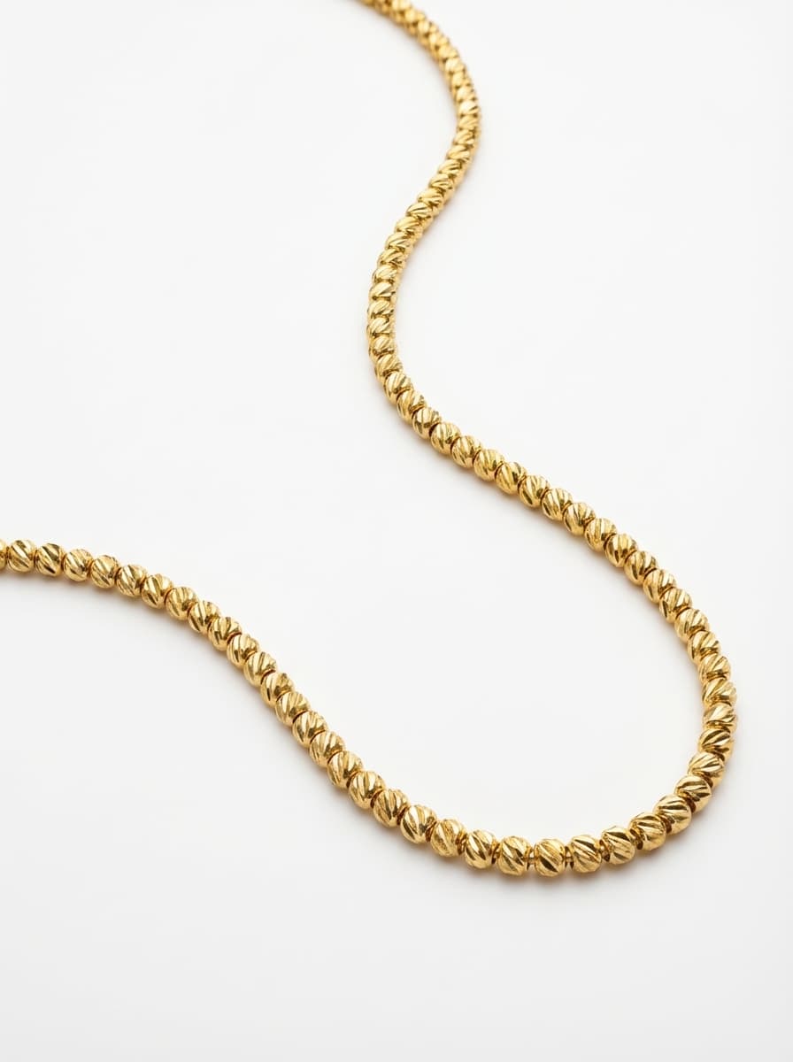 زنجیر طلا زنانه مدل گوی البرناردو