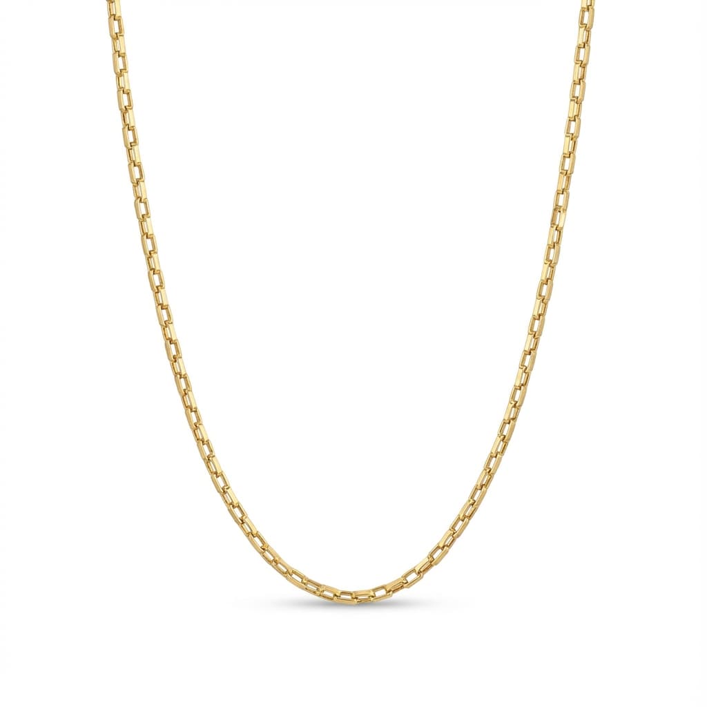 زنجیر طلا زنانه و مردانه  طرح  آجری 