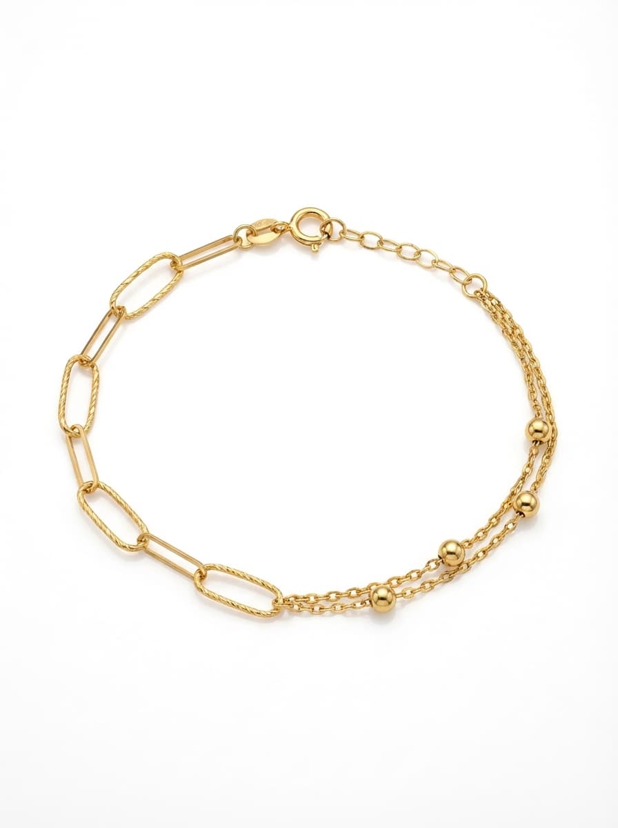 نیم ست  طلا زنانه مدل تلفیقی