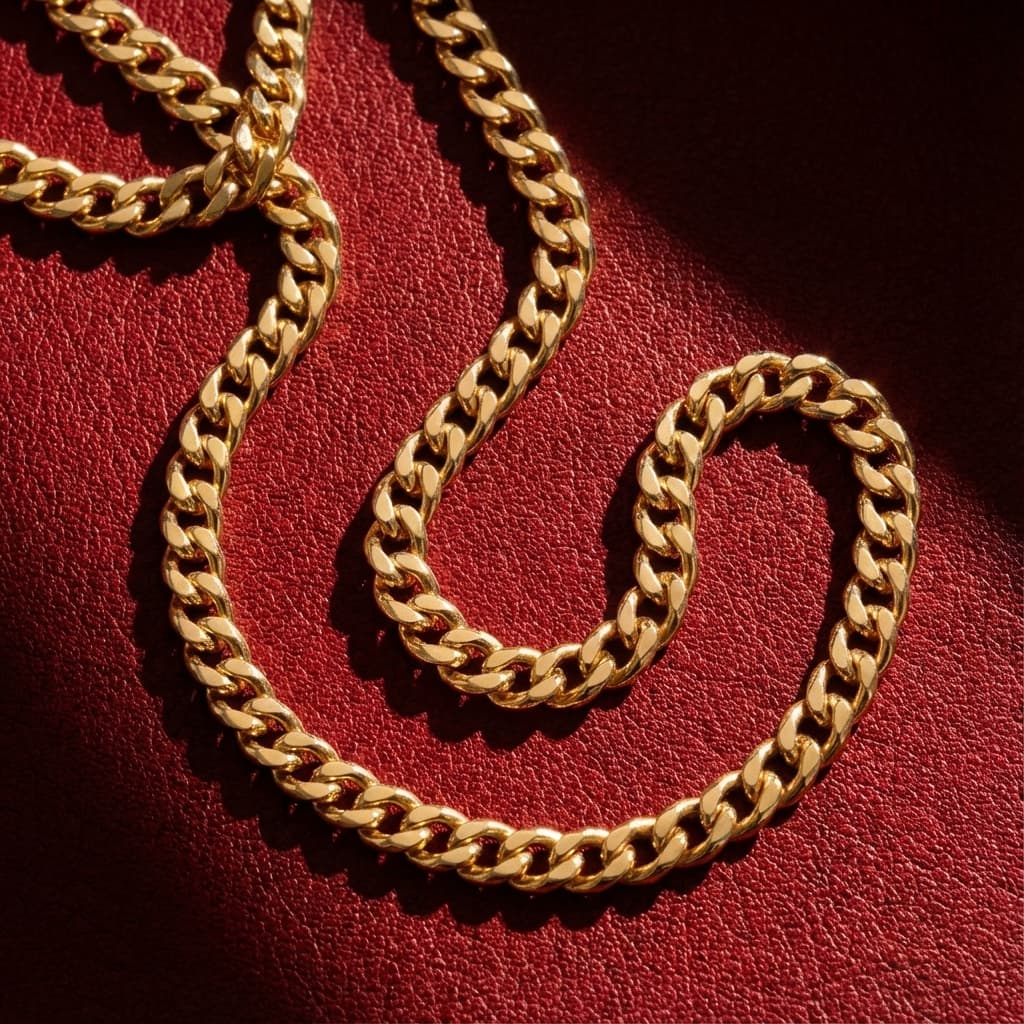 زنجیر طلا زنانه مدل کارتیر برند تهران 