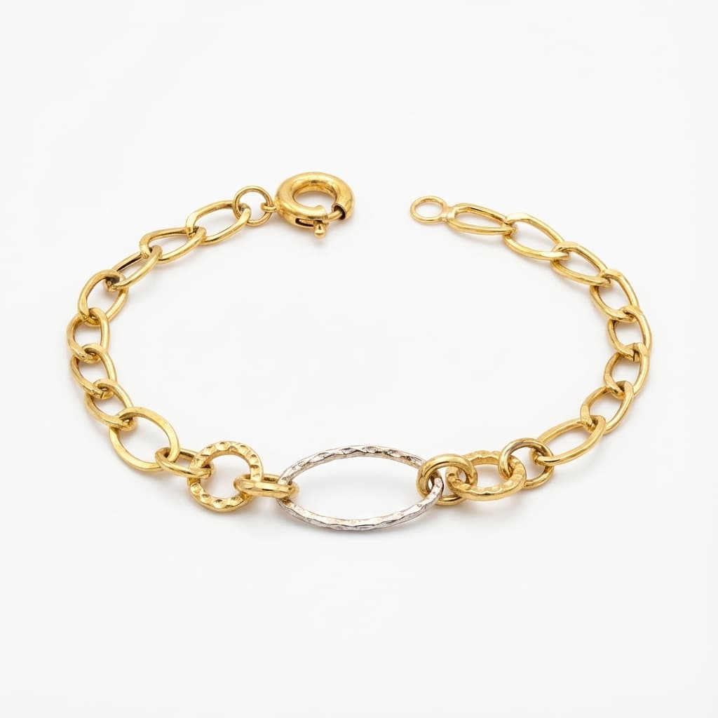 دستبند طلا زنانه  طرح کلاسیک 