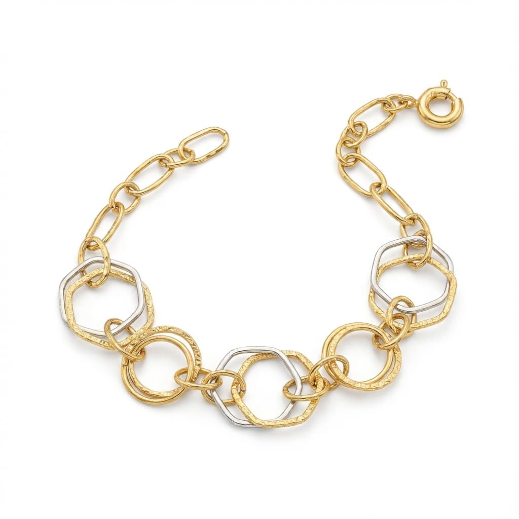 دستبند طلا زنانه  طرح کلاسیک 