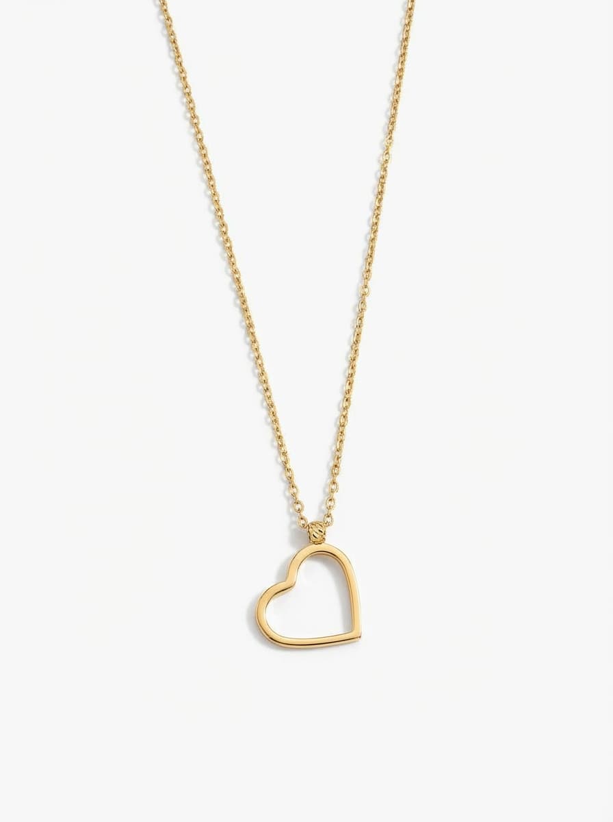 گردنبند طلا زنانه با پلاک لیزری