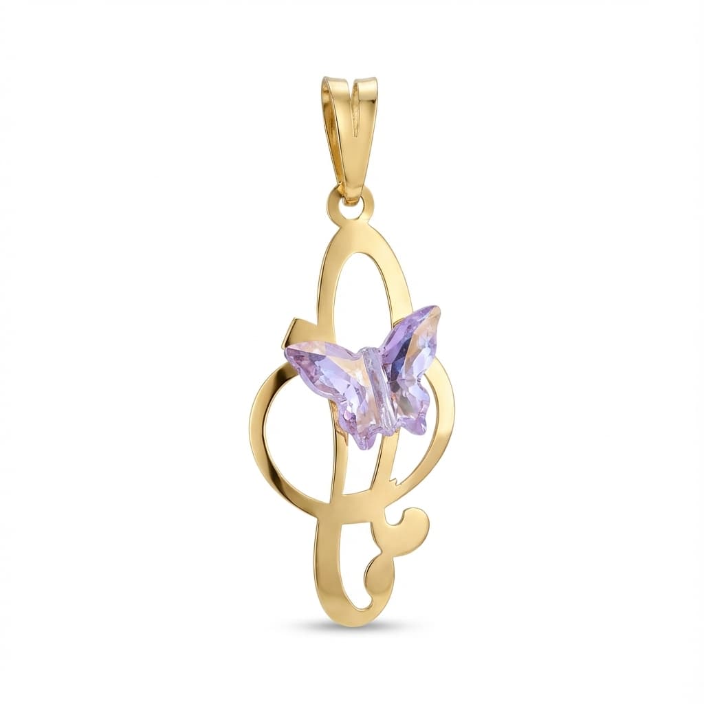 پلاک طلا  زنانه طرح مادر