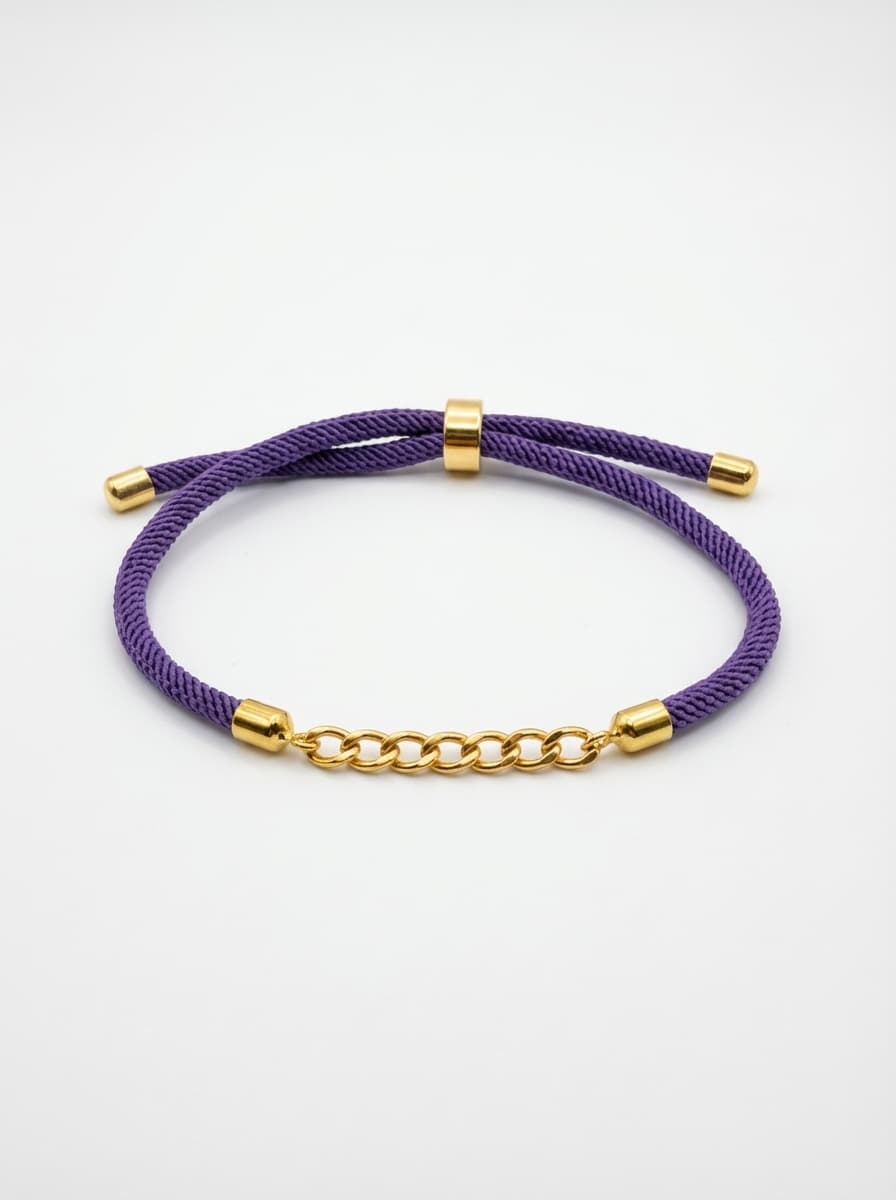 دستبند طلا دخترانه با بند مخمل و مدل کارتیر