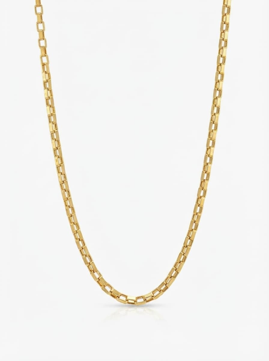 زنجیر طلا زنانه و مردانه طرح آجری