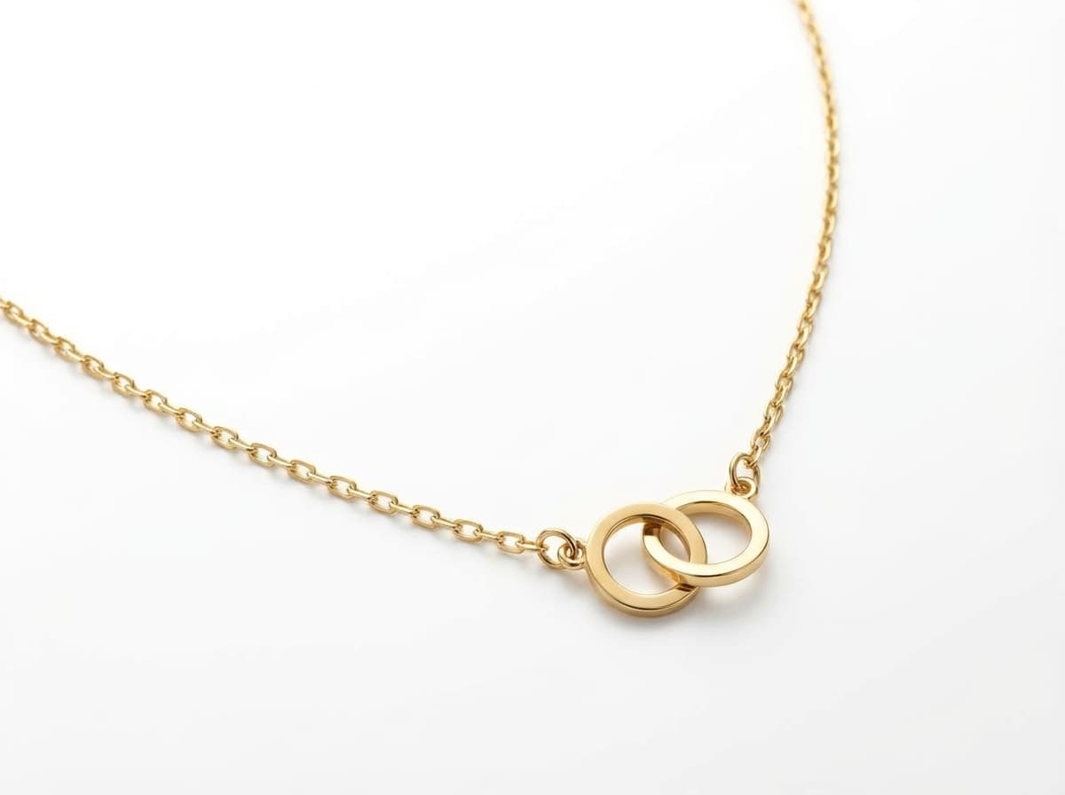 گردنبند طلا زنانه مینیمال برند شهابی