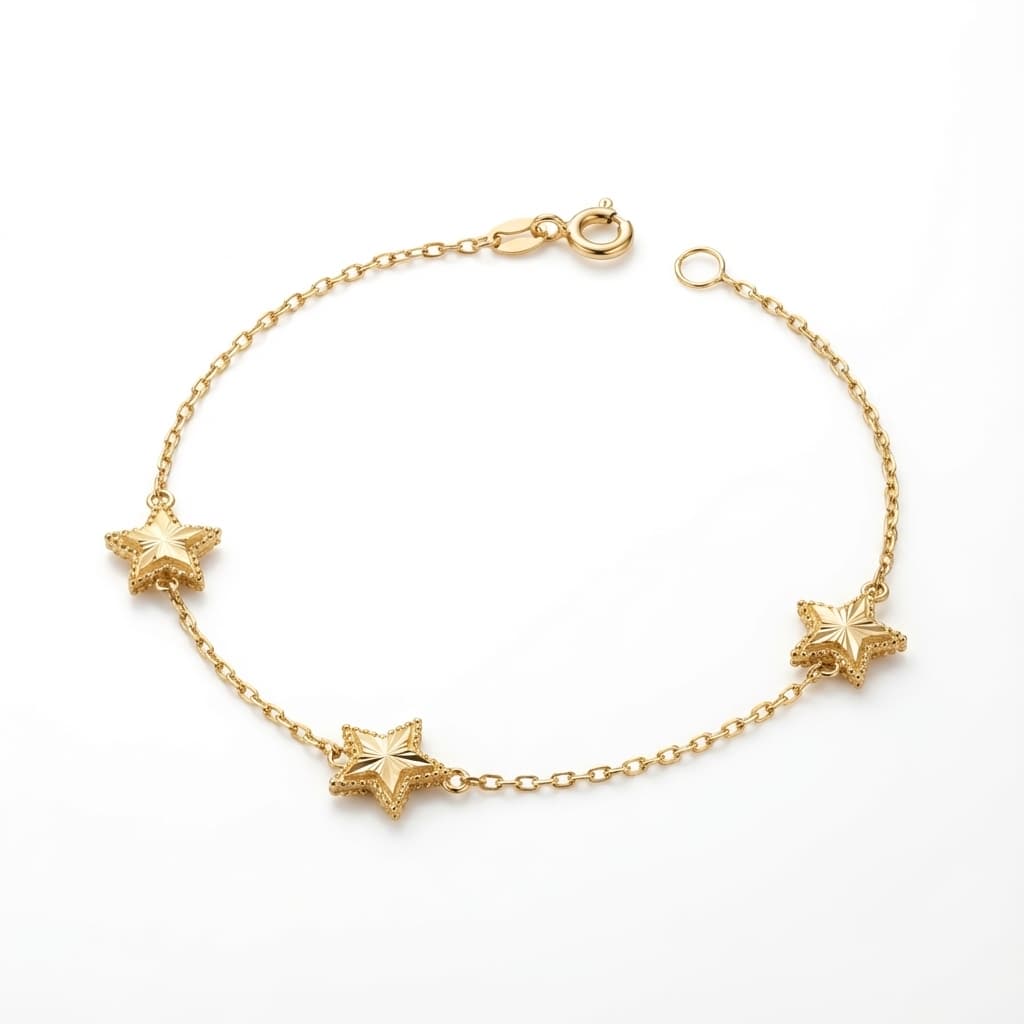 دستبند طلا زنانه مدل ونکلیف مینیمال برند نونا