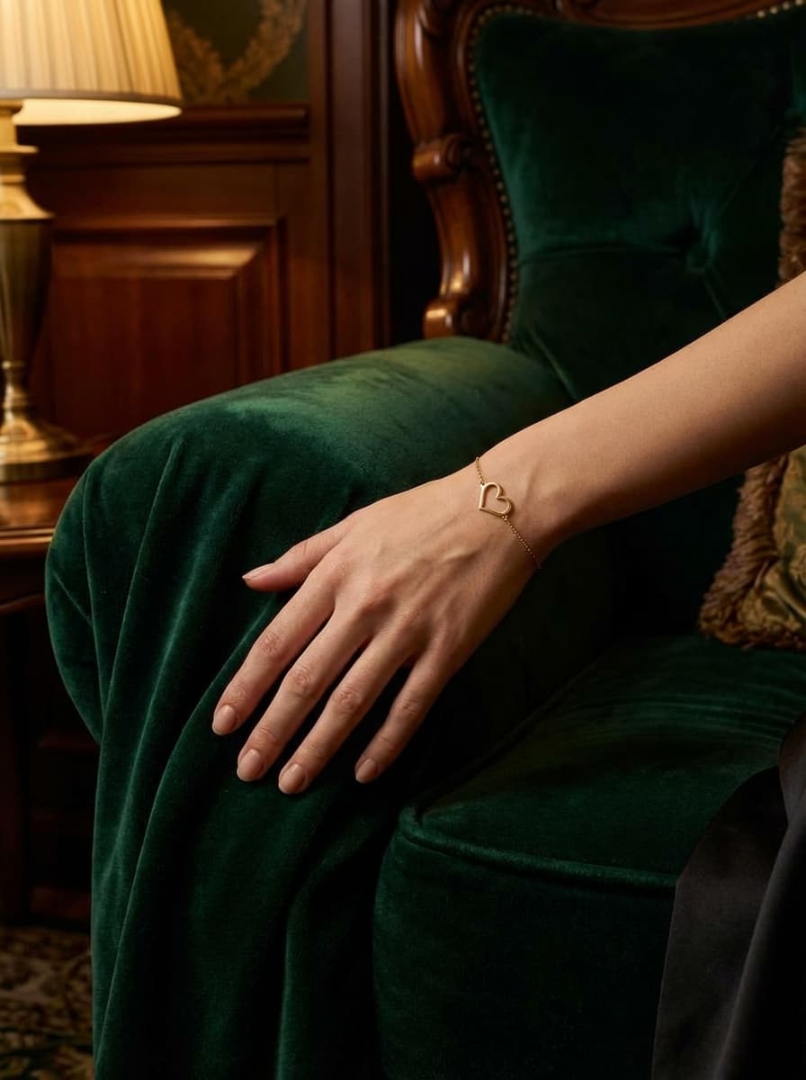 دستبند طلا زنانه لیزری فلامینگو