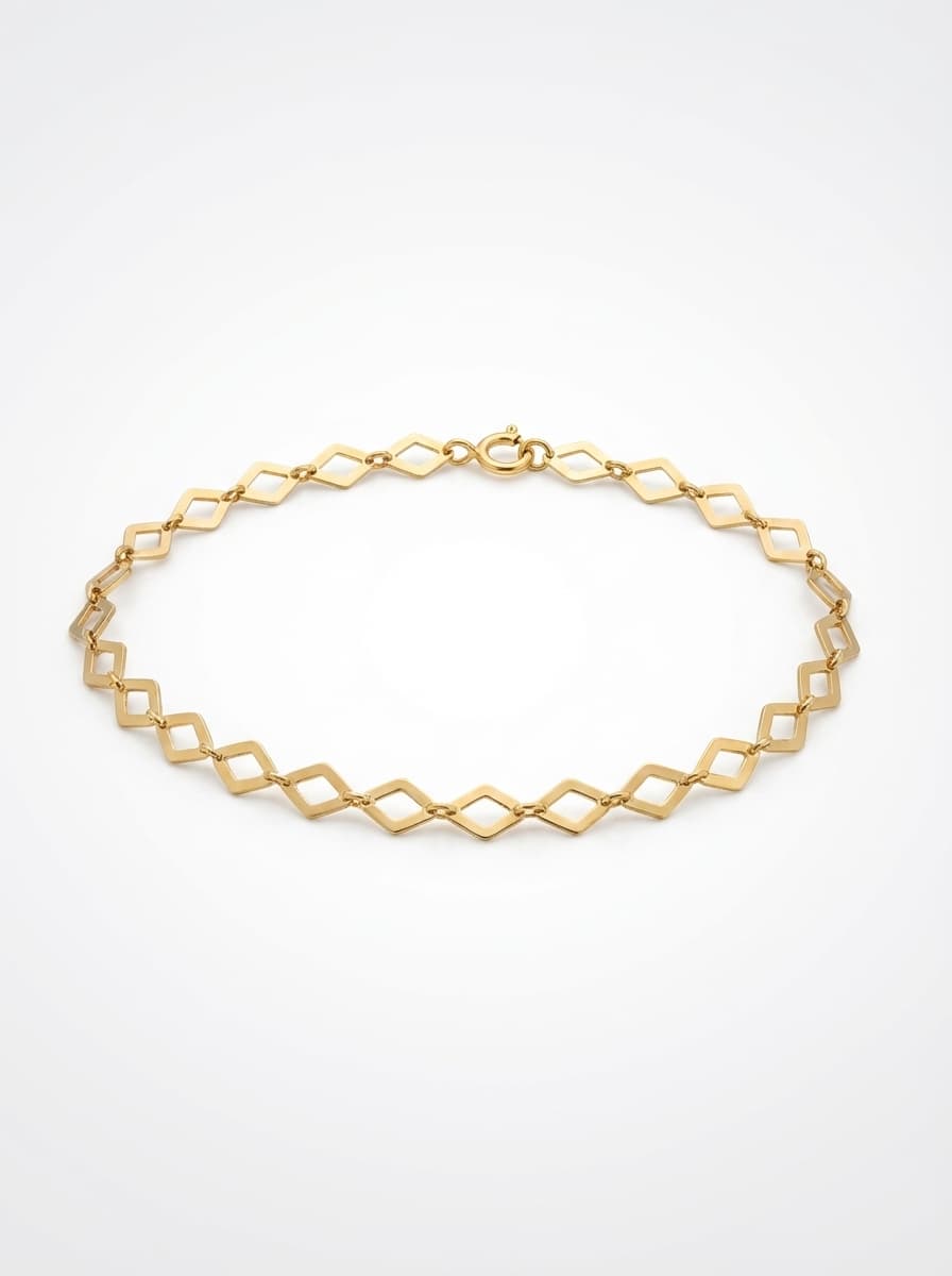 گردنبند و دستبند طلا زنانه مدل جسیکا